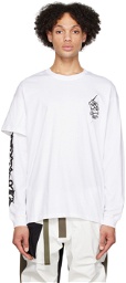 ACRONYM® White Layered Long Sleeve T-Shirt