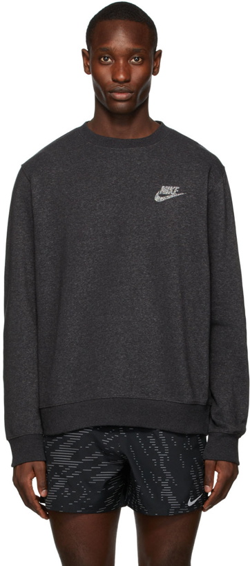 Photo: Nike Grey Sportswear Fleece Sweatshirt
