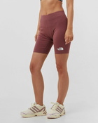 The North Face W Interlock Cotton Short Red - Womens - Casual Shorts