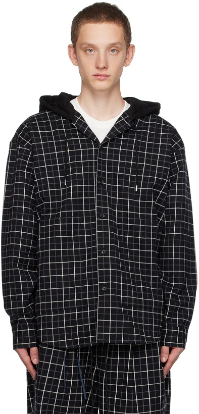 Photo: mastermind JAPAN Black Hooded Shirt