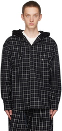 mastermind JAPAN Black Hooded Shirt