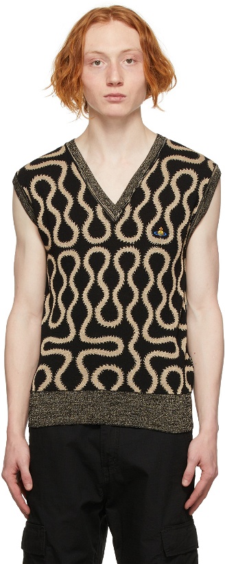Photo: Vivienne Westwood Black & Gold Peppe Vest