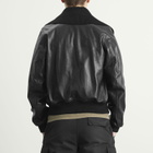 Our Legacy Men's Pharos Leather Bomber Jacket in Black