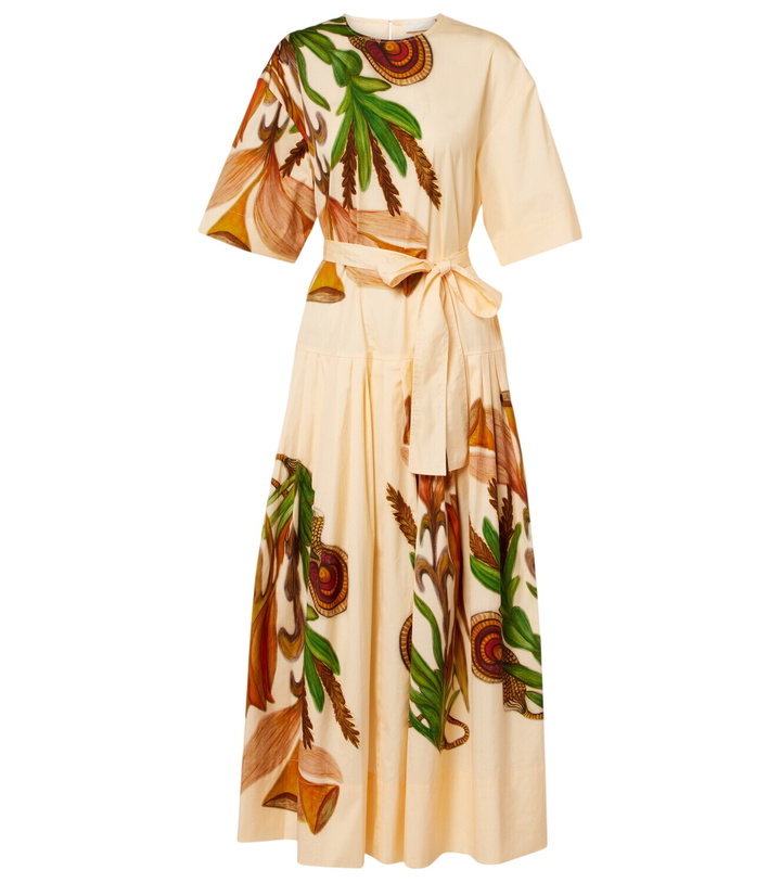 Photo: Ulla Johnson Aniline printed cotton midi dress