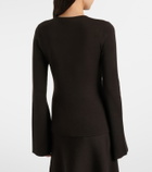Gabriela Hearst Wool, silk, and cashmere top