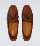 Ralph Lauren Purple Label Harold leather boat shoes