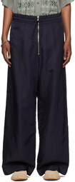 Dries Van Noten Blue Overdyed Trousers