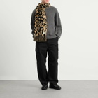 Aries Men's J'Adoro Leopard Scarf in Beige 