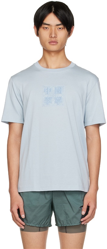 Photo: Li-Ning Blue Graphic T-Shirt