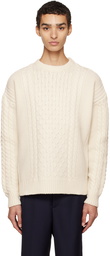 Drôle De Monsieur Off-White 'La Maille Torsade' Sweater