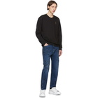 McQ Alexander McQueen Black Embroidered Swallow Sweatshirt