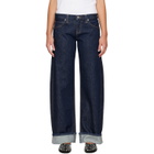 KHAITE Indigo Karo Jeans