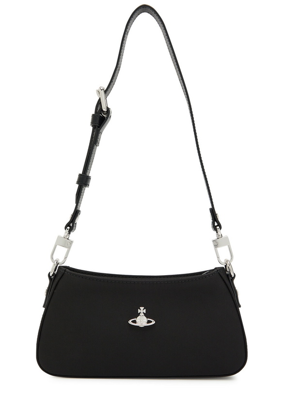 Photo: Vivienne Westwood Tasha Twill Shoulder bag - Black - One Size