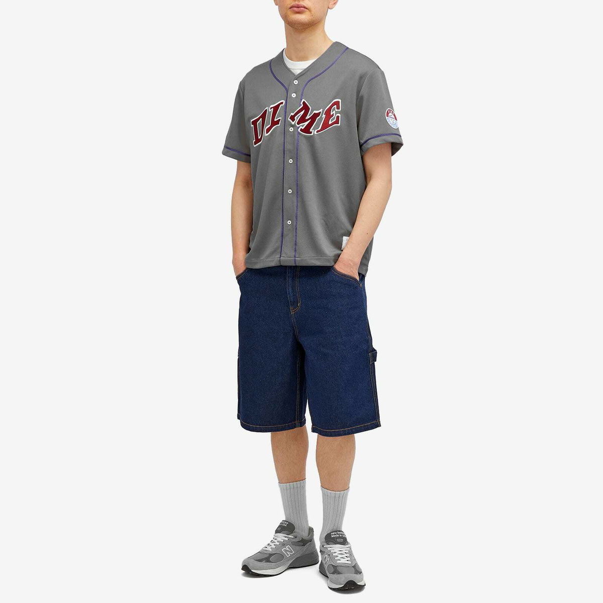 DIME league jersey リーグジャージー Dime League Jersey / Black (ダイム ベースボール シャツ