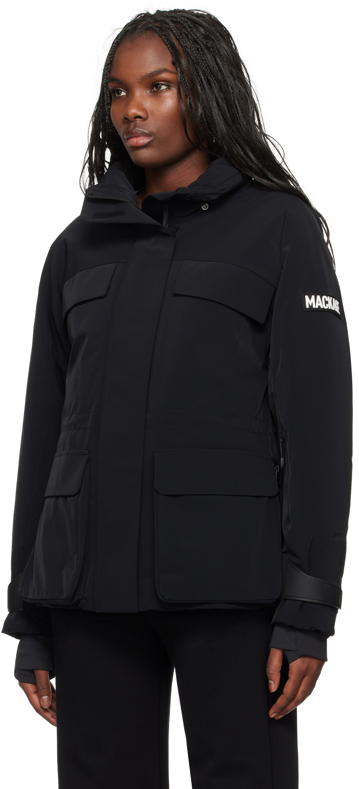 MACKAGE Black Iclyn-R Medium Down Jacket
