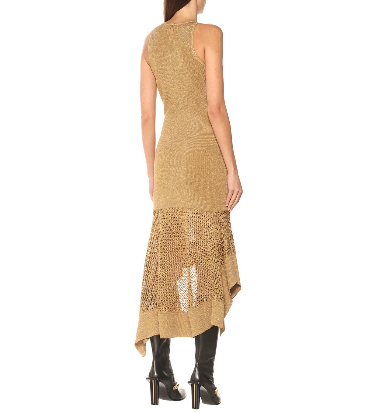 Alexander Mcqueen Black Midi Dress main image 1