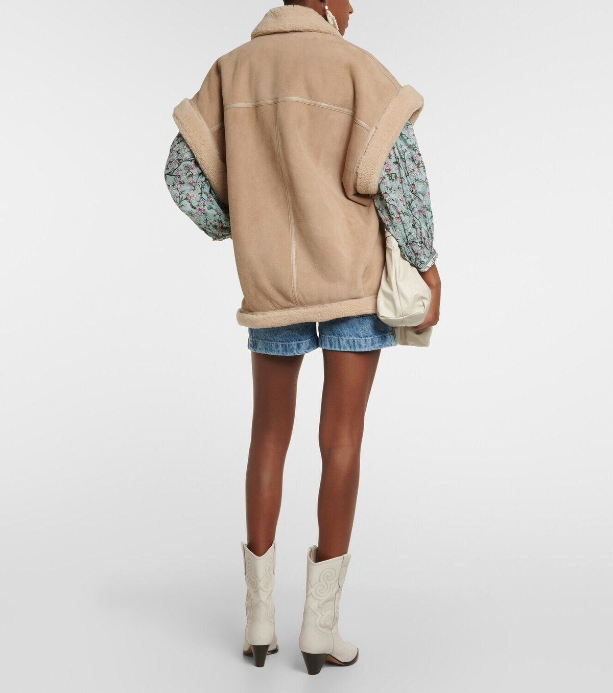 Isabel Marant(イザベルマラン)Edwina lamb shearling vest/Sale Isabel Marant Edwina Genuine Shearling Vest | Nordstrom