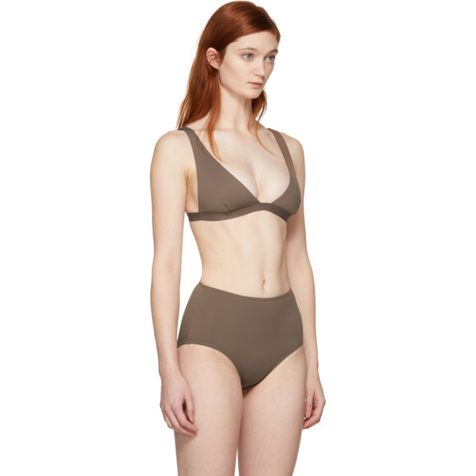 Her Line Brown Audrey Bikini Top