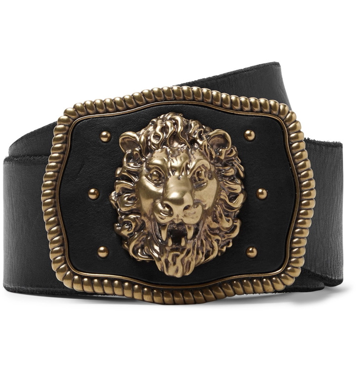 Photo: Gucci - 5cm Black Leather Belt - Black