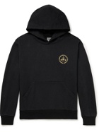 Y,IWO - Gold's Gym Logo-Print Cotton-Jersey Hoodie - Black