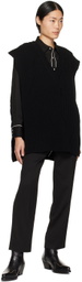 The Letters Black Tabard Vest
