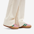 Adidas Gazelle Bold W Sneakers in True Pink/Green/Ftwr White