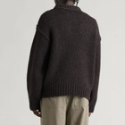 Our Legacy Men's Bear Mega Alpaca Wool Mock Roundneck in Brown
