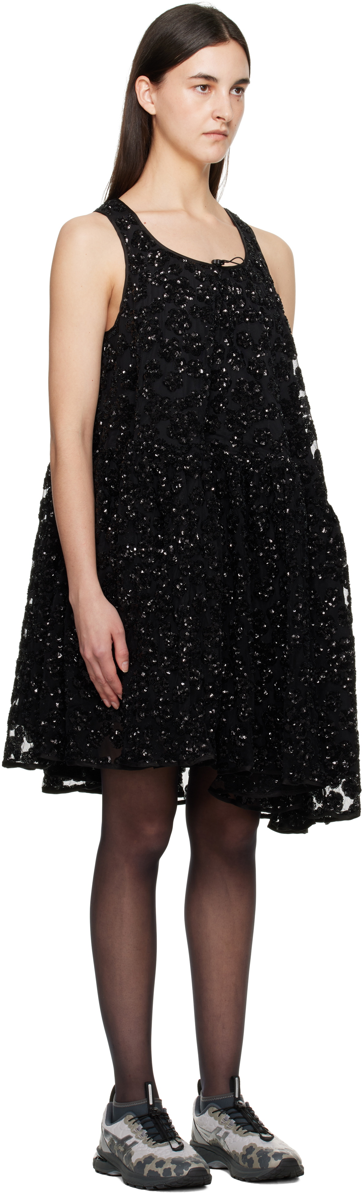 Cecilie Bahnsen Black Azelia Minidress