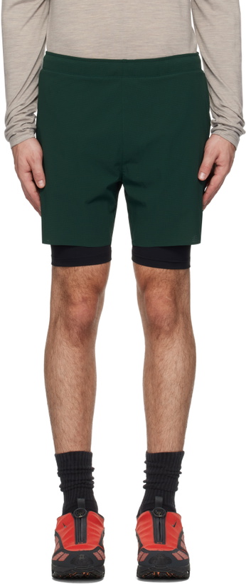 Photo: Reigning Champ Green Dot Air Running Shorts