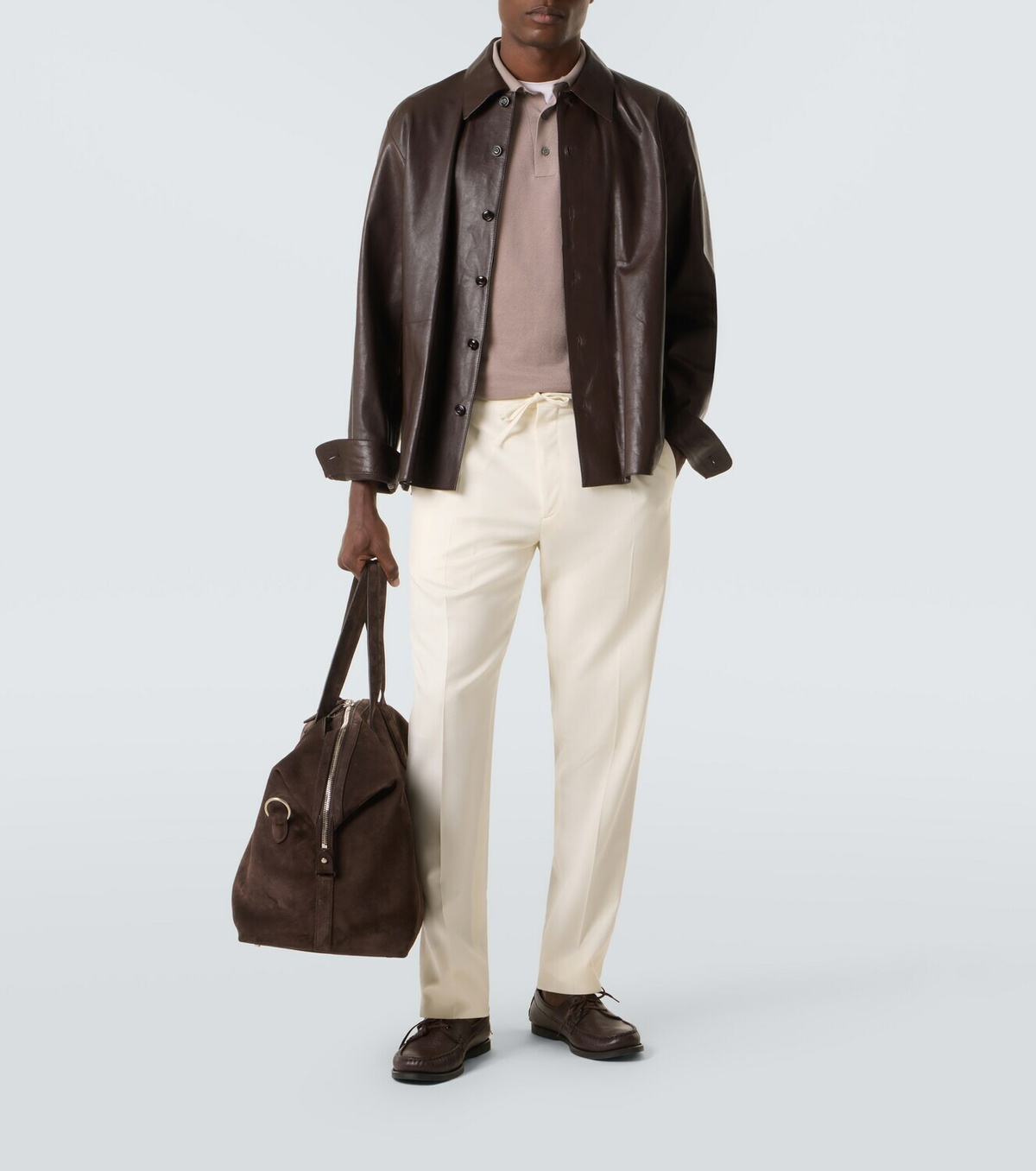 Lardini Virgin wool tapered pants