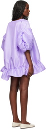 Kika Vargas SSENSE Exclusive Purple Gigi Minidress