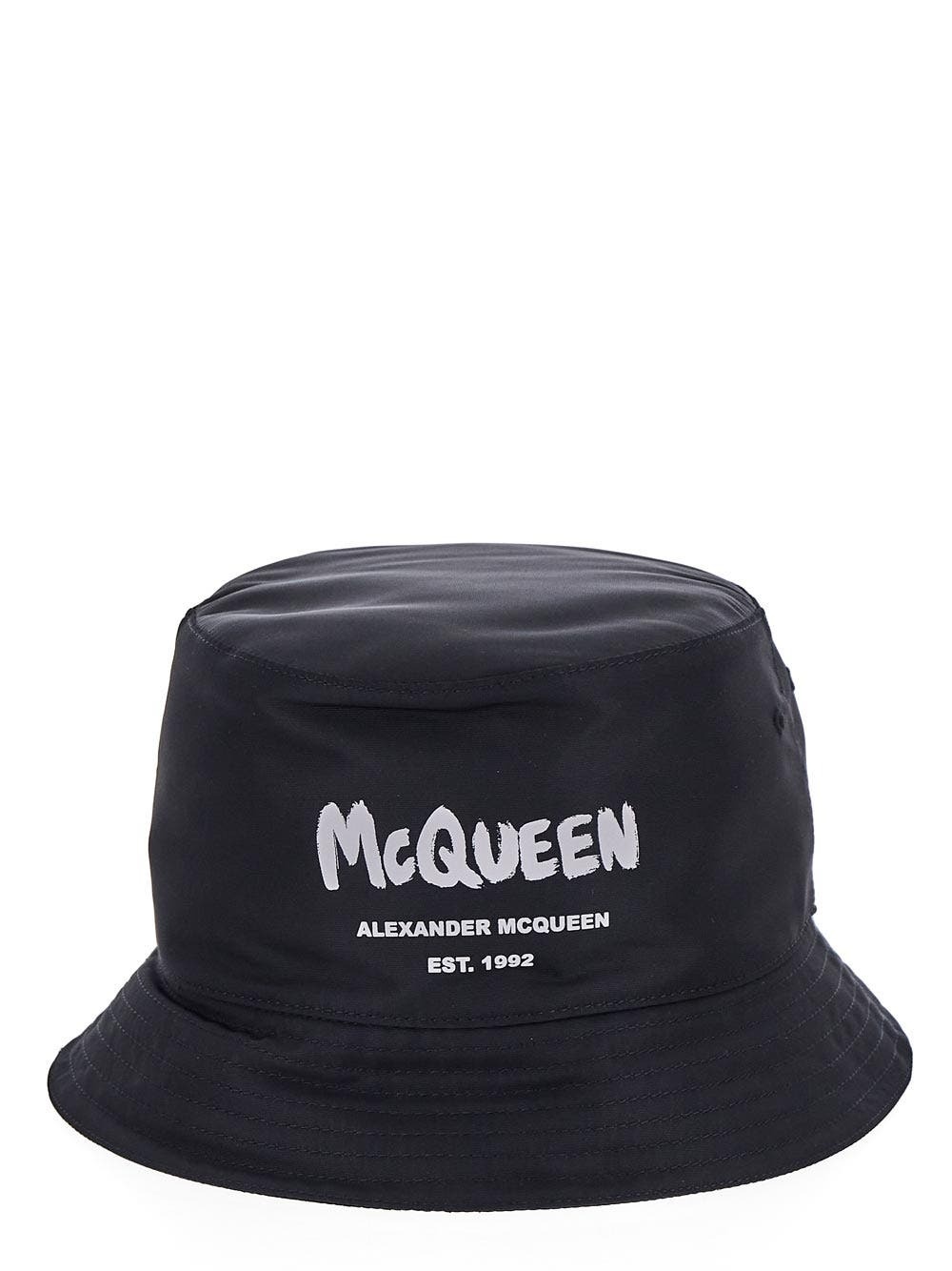 Photo: Alexander Mcqueen Graffiti Logo Bucket Hat
