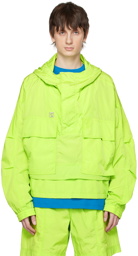 Wooyoungmi Green Paneled Jacket