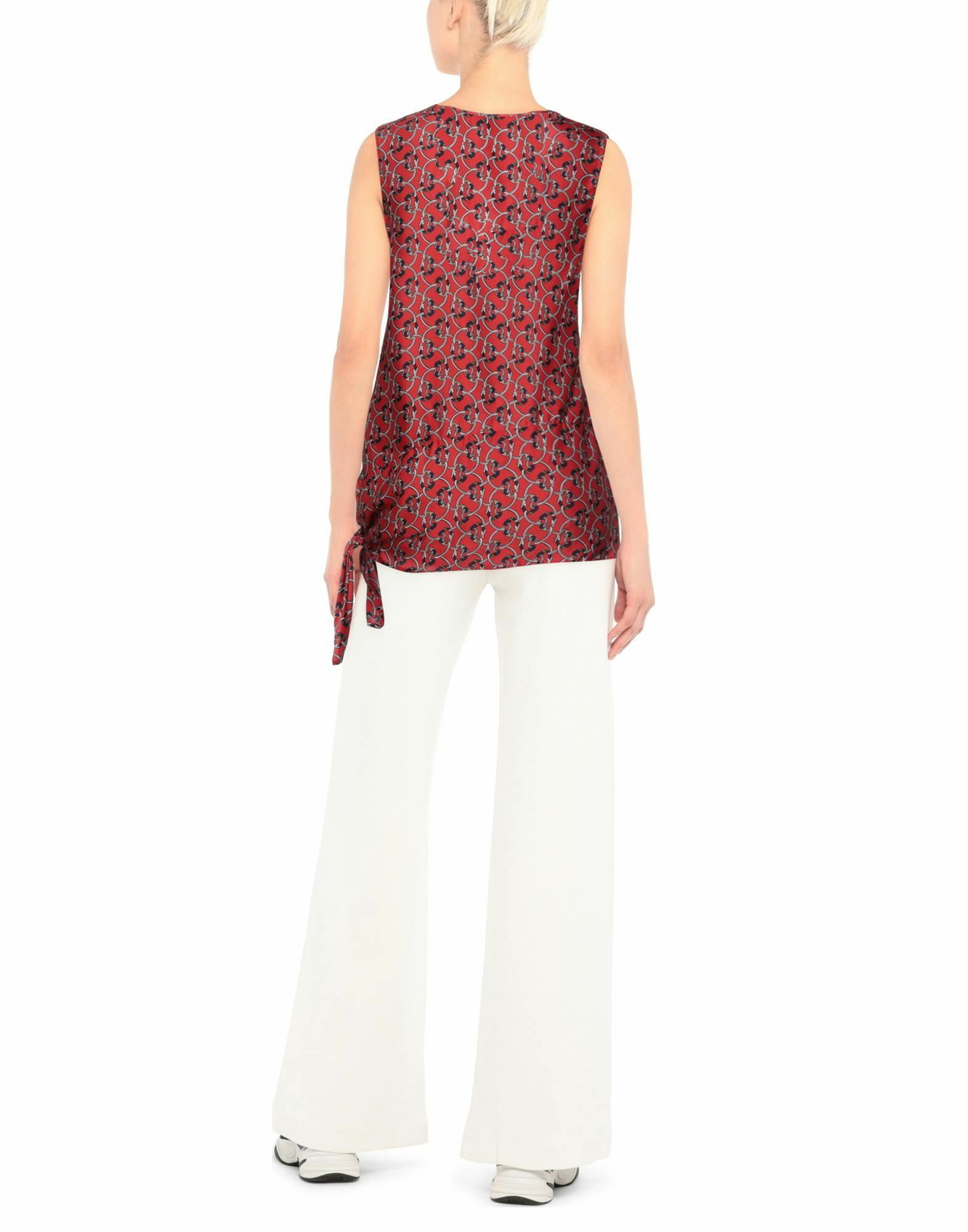 Manila Grace Womens Top in Red