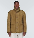 Lemaire Reversible suede and shearling jacket