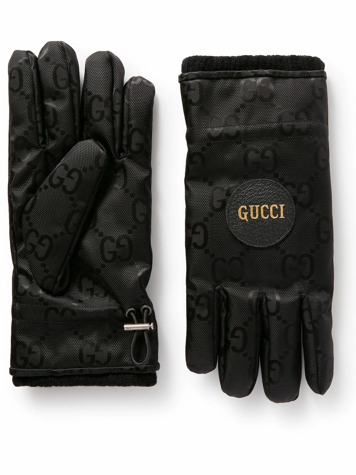 Leather hat & gloves Gucci Black in Leather - 34393649