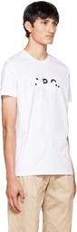 A.P.C. White Shibuya H T-Shirt