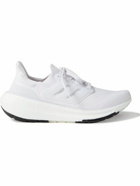 ADIDAS SPORT - Ultraboost Light Rubber-Trimmed PRIMEKNIT Running Sneakers - White