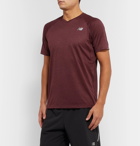 New Balance - Ice 2.0 Mesh T-Shirt - Burgundy