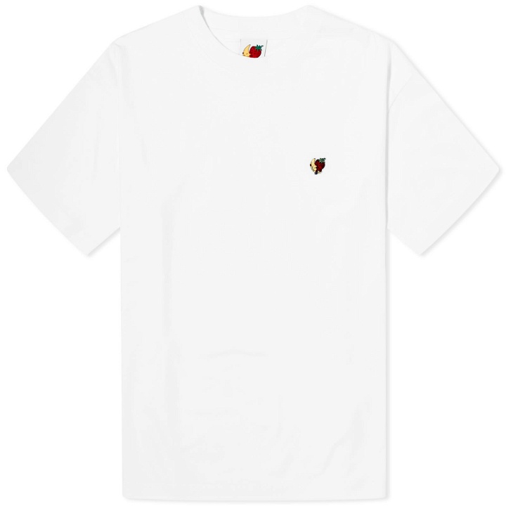 Photo: Sky High Farm Men's Logo T-Shirt in White