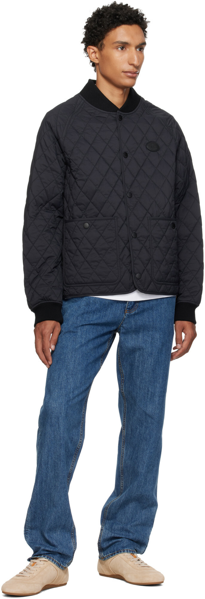 Burberry Black Quilted Nylon Jacket