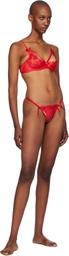 Agent Provocateur Red Cendrillon Thong