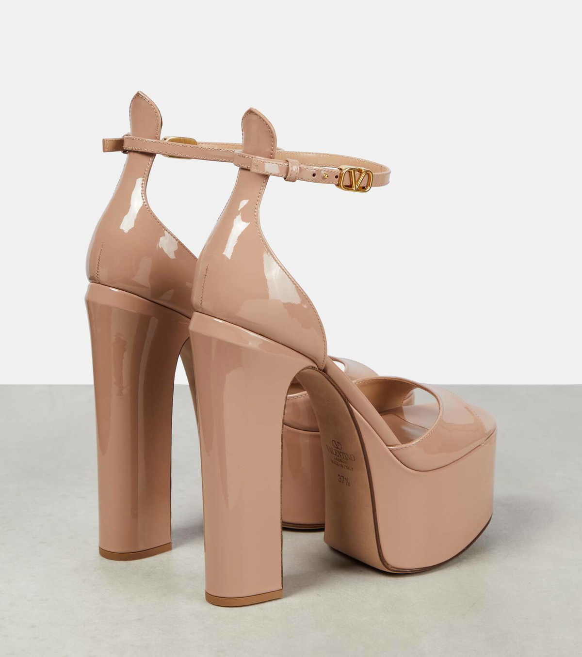 Valentino Garavani Tan-Go 155 patent leather platform
