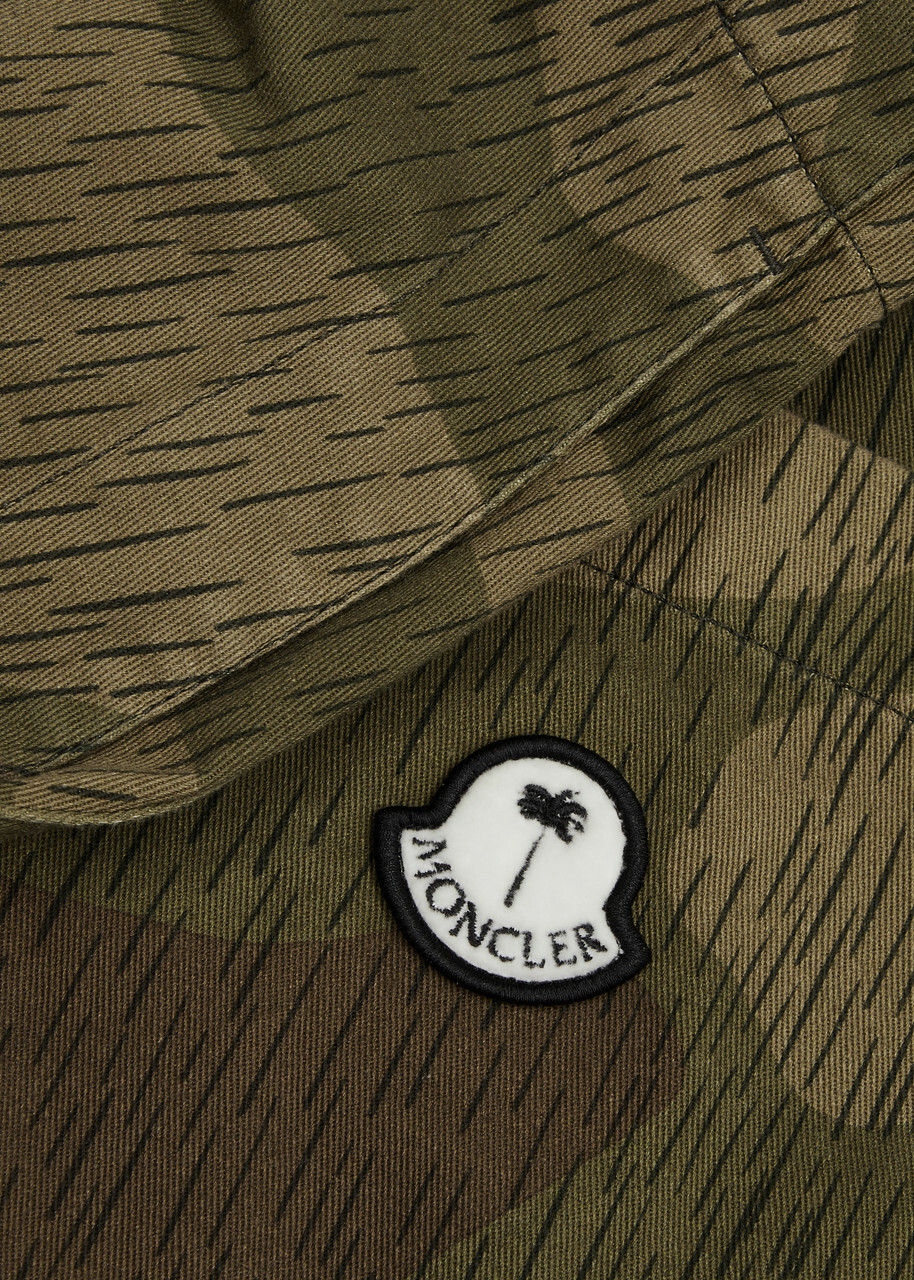 Moncler Genius 8 Moncler Palm Angels Camouflage Cotton Trousers Multicoloured