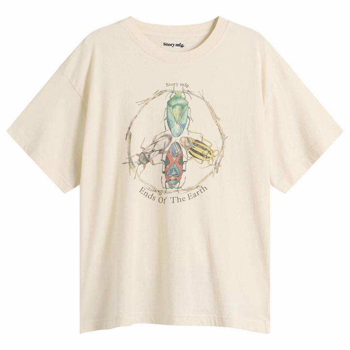 Photo: Story mfg. Grateful T-Shirt - Presented by END. in Ecru