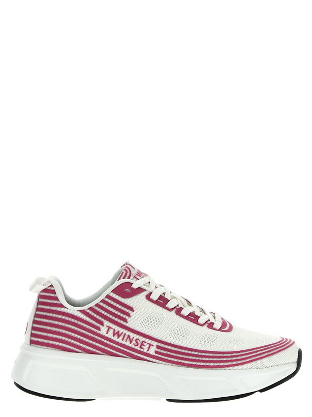 Photo: TwinSet Stretch Knit Sneakers