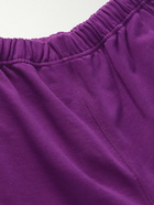 KENZO - Straight-Leg Cotton-Jersey Shorts - Purple