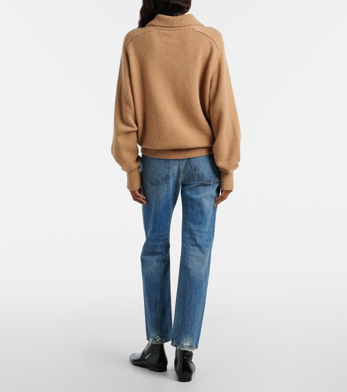 Khaite Finley cropped straight jeans