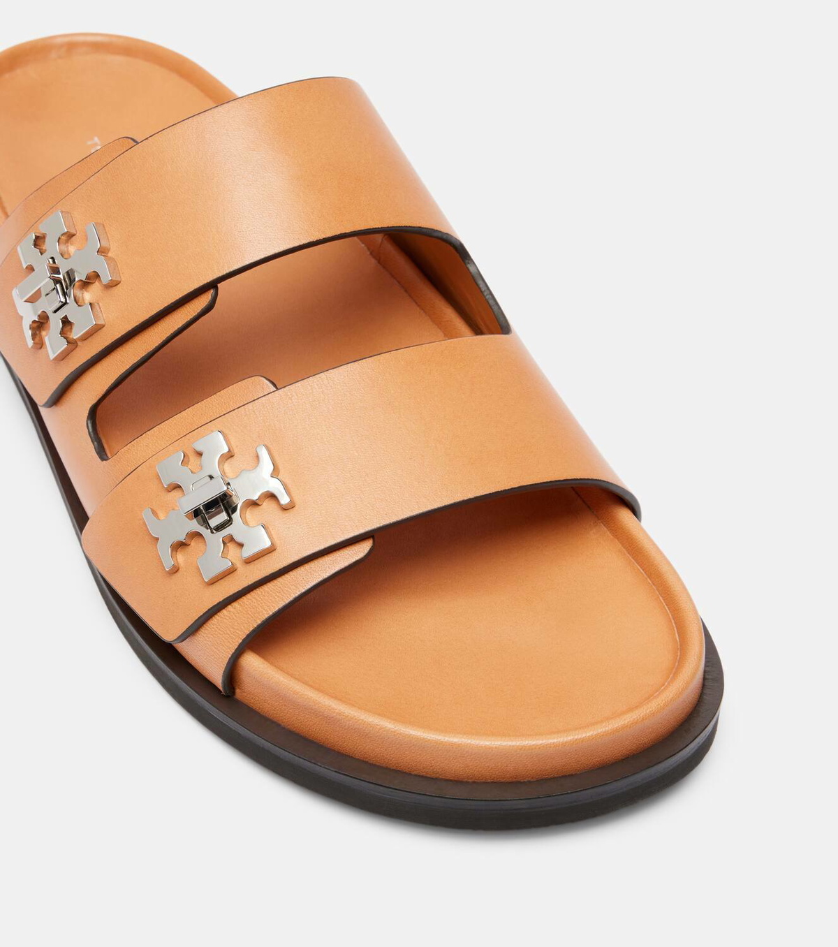 Tory Burch Turnlock leather slides