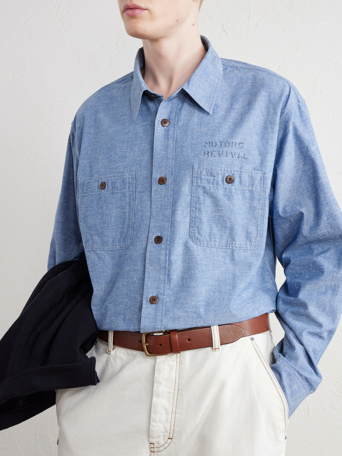 Visvim - Briggs Cotton-Chambray Shirt - Blue